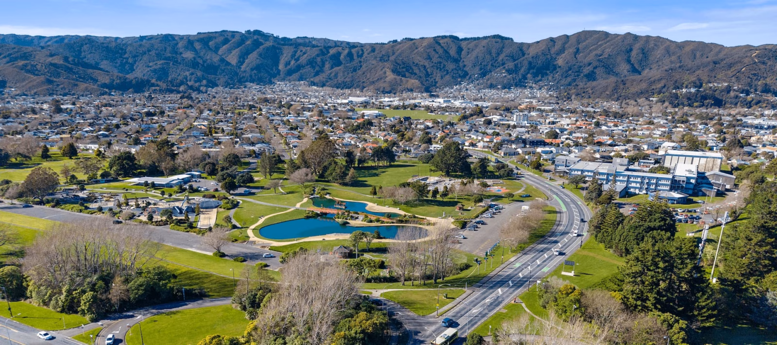 Aerial view of Lower Hutt