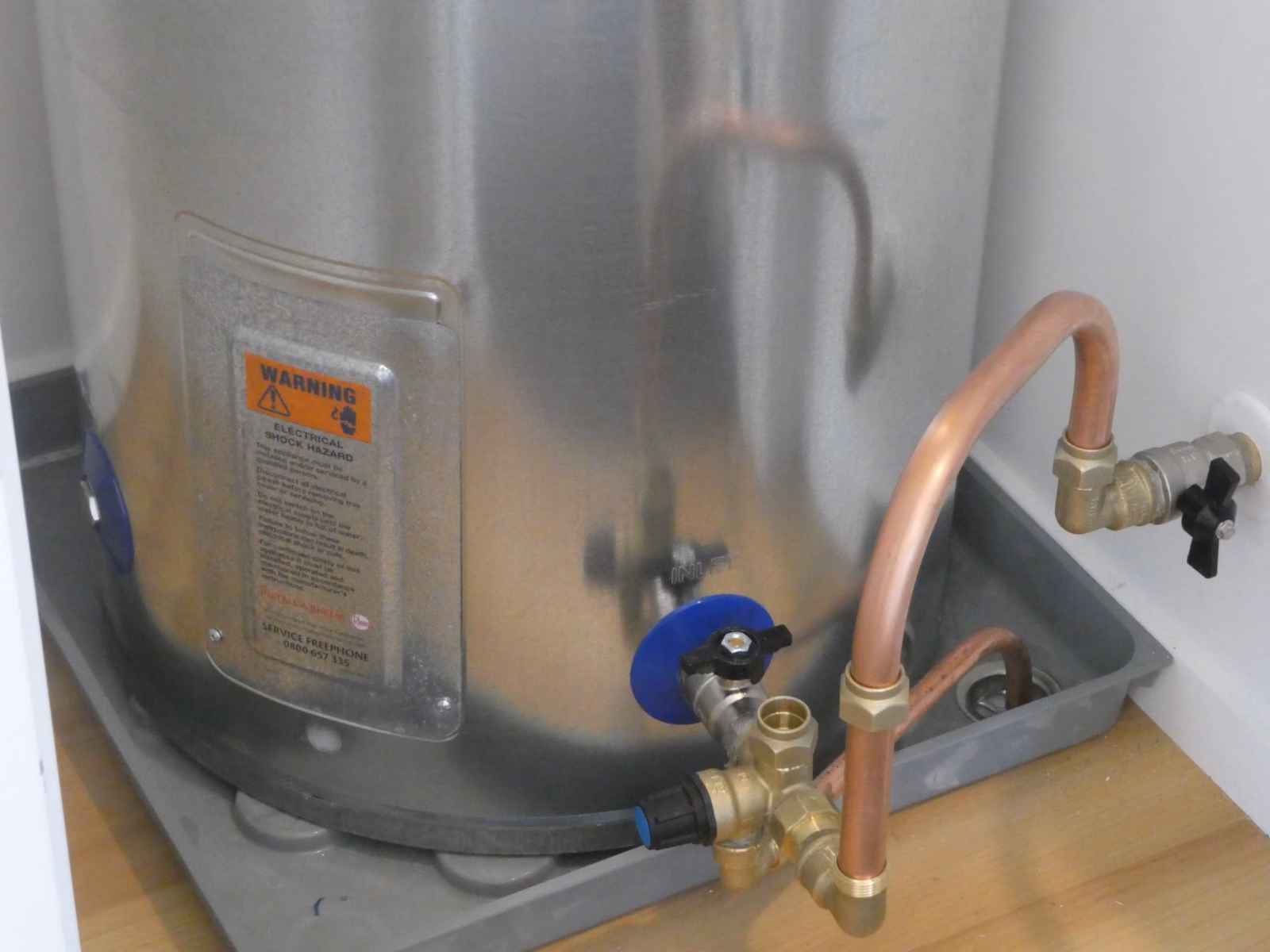 Even minor hot water cylinder leaks can impact water useage