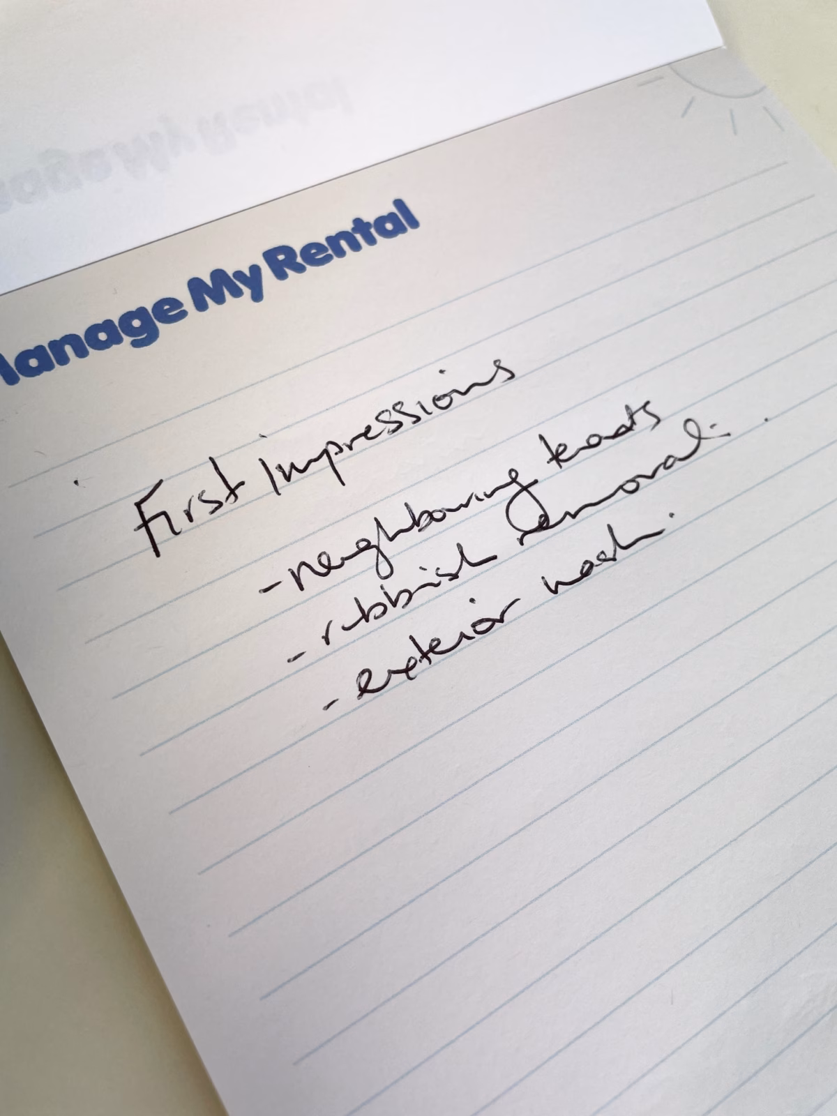 First impressions count